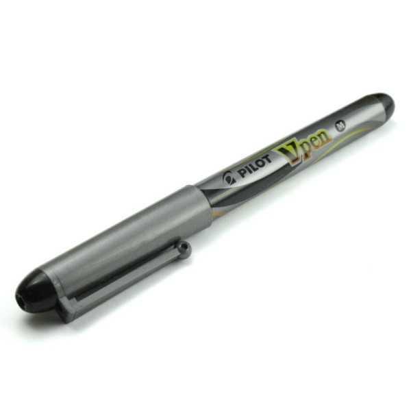 Pluma Pilot V Pen. Silver. Tinta Negra