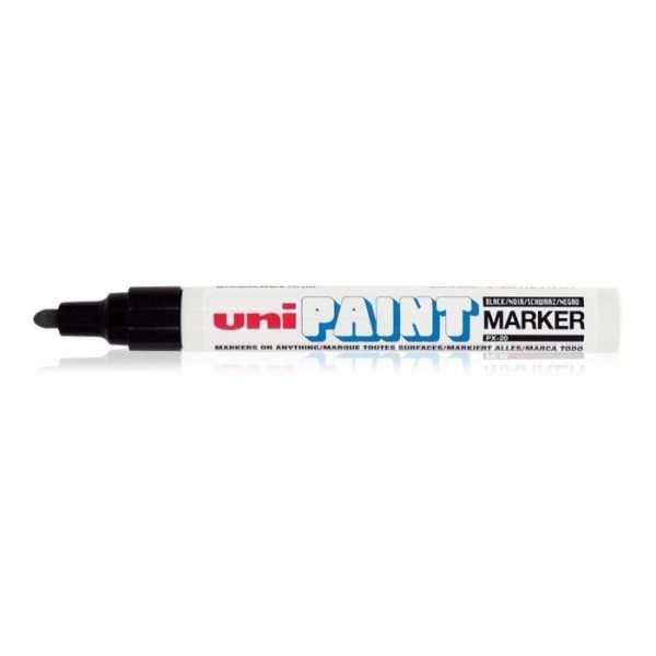 Rotulador Uni Paint.  Base de Aceite Negro