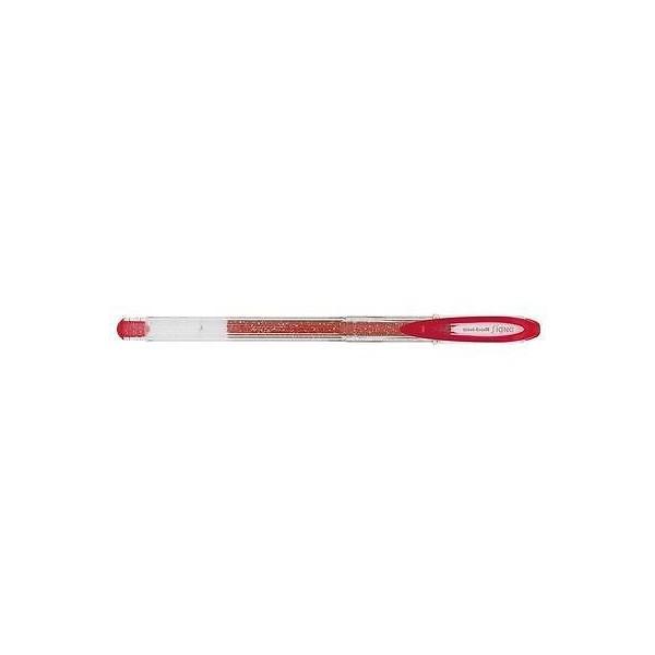 Boligrafo Gel UNIBALL. Rojo Sparkling Super Smooth