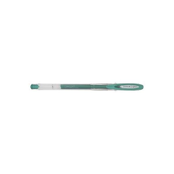 Boligrafo Gel UNIBALL. Verde Noble Metal