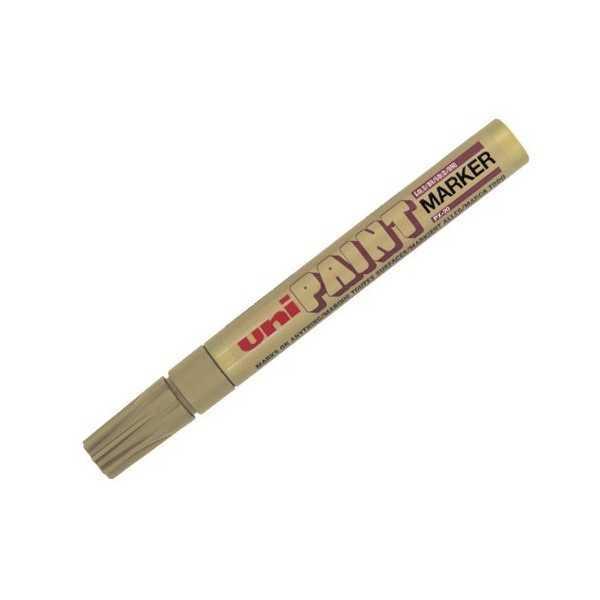 Rotulador Uni Paint SHINY GOLD Efecto Espejo.