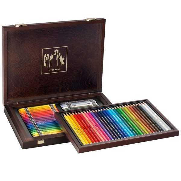 Caja Madera PRISMALO Y NEOCOLOR CARAN DACHE.
