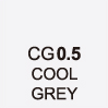 Cool Grey  CG0.5