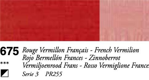 ROJO BERMELLÓN FRANCÉS 675