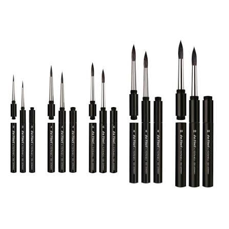 Da Vinci Casaneo Serie 1593TP Pincel de Viaje Redondo para Acuarela