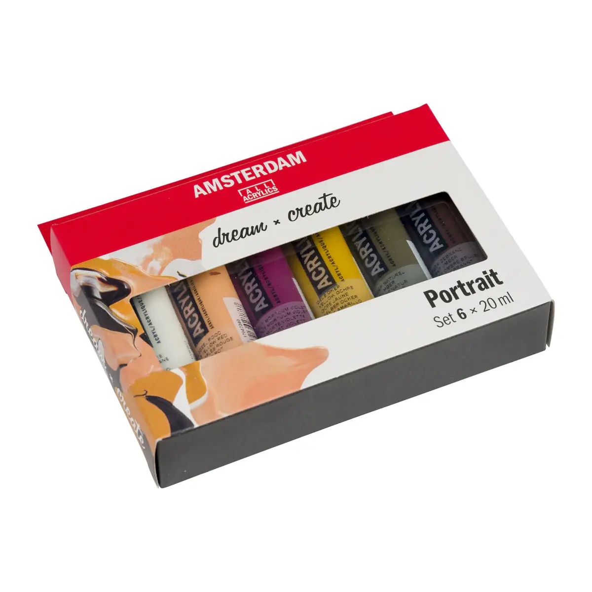 Amsterdam Standard Series set de acrílicos para retrato | 6 x 20 ml