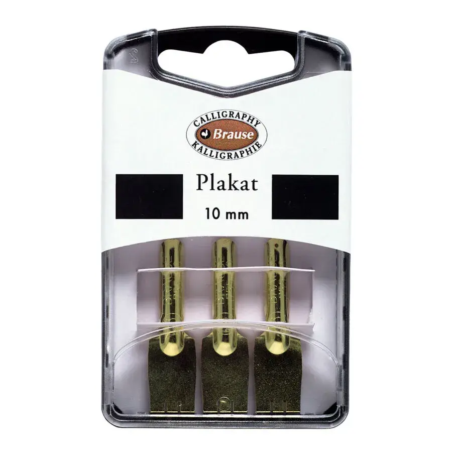 Brause Plakat Plumas de Escritura 10 mm Caja de 3 Unidades