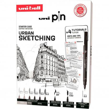 KIT INICIACION AL URBAN SKETCHING UNIBALL