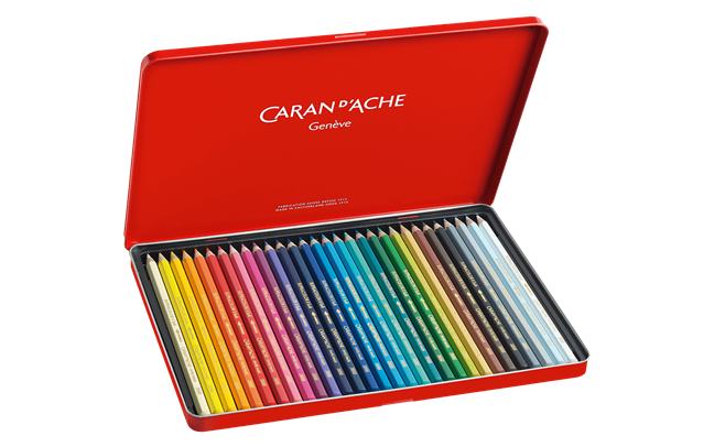 Caran d’Ache Supracolor Aquarelle Estuche de 30 Lápices Acuarelables