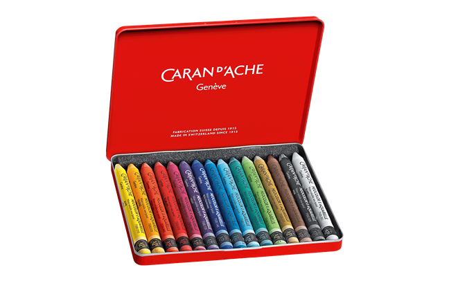 Caran d’Ache Neocolor II Aquarelle Estuche de 15 Ceras Acuarelables