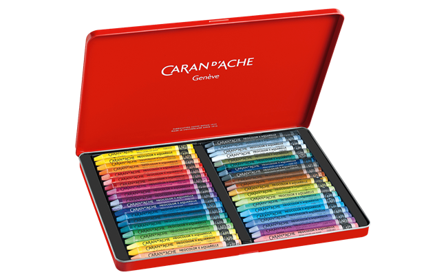 Caran d’Ache Neocolor II Aquarelle Estuche de 40 Ceras Acuarelables