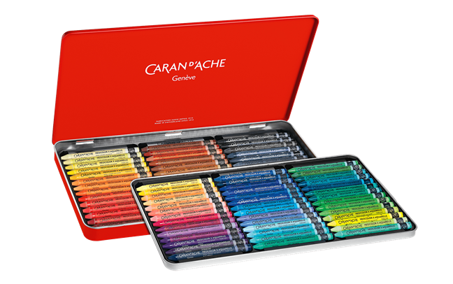 Caran d’Ache Neocolor II Aquarelle Estuche de 84 Ceras Acuarelables