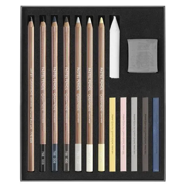 Caran d’Ache ART BY Luces y Sombras Set de Dibujo 14 Piezas