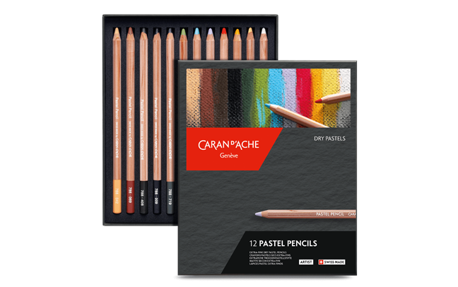 Caran d’Ache Pastel Pencils Caja de 12 Lápices Pastel