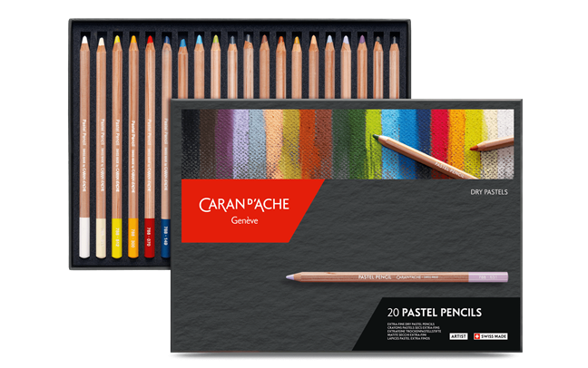 Caran d’Ache Pastel Pencils Caja de 20 Lápices Pastel