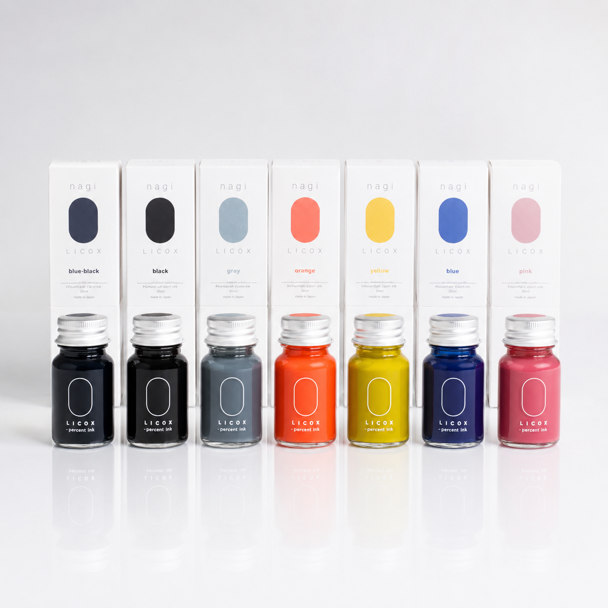 Tinta LICOX Nagi Pigmentada al Agua para Pluma Estilográfica 10 ml