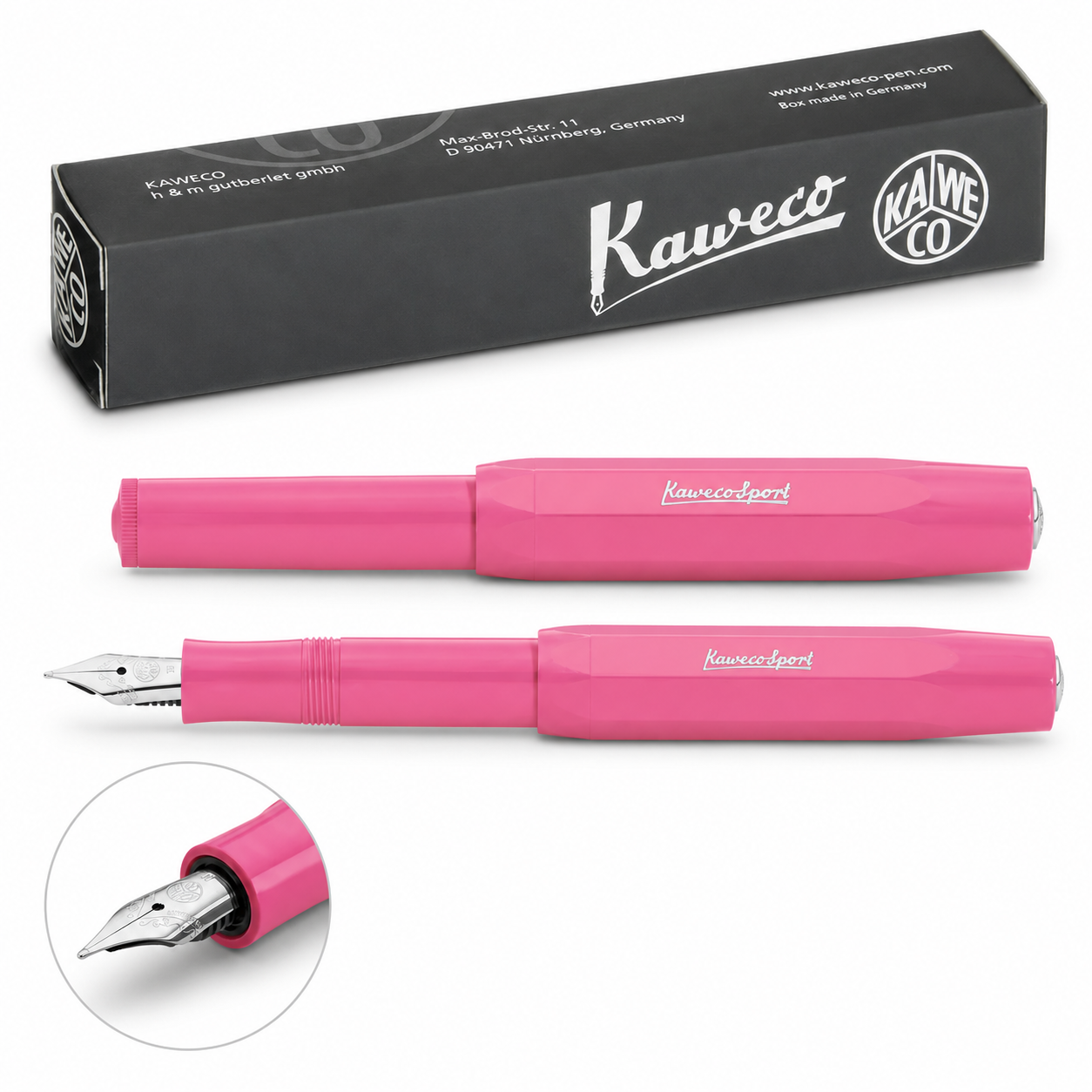 Pluma Estilográfica Kaweco Skyline Sport Pink M
