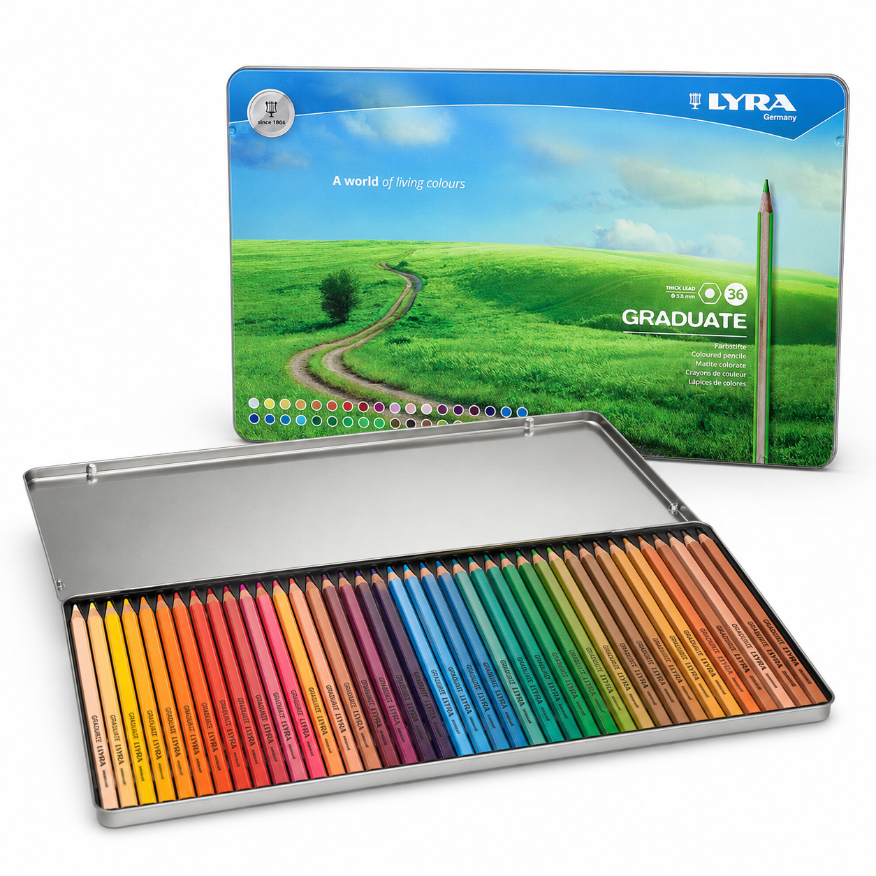 LYRA Rembrandt Polycolor Estuche Metálico 36 Lápices de Colores