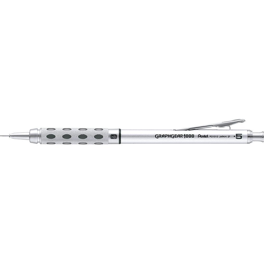 Pentel GraphGear 1000 Portaminas Retráctil Metálico Calibrado 0,5 mm