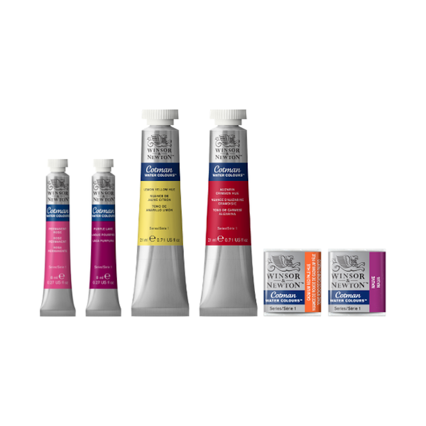 Winsor & Newton Cotman Acuarelas para Estudiantes en Pastilla y Tubo