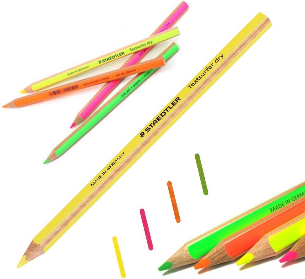 STAEDTLER Textsurfer Dry 128 64 Lápiz Subrayador Fluorescente Triangular