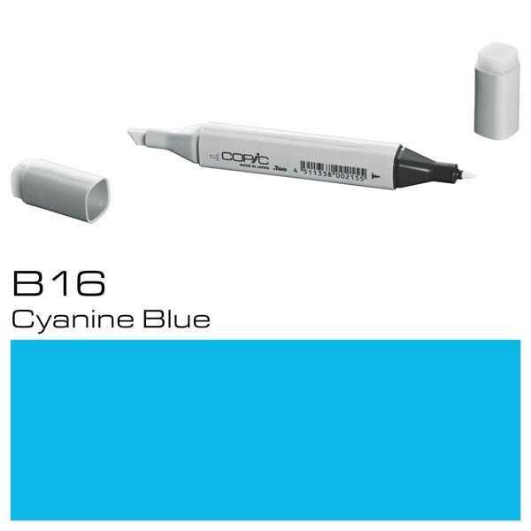 COPIC MARKER B16 CYANINE BLUE