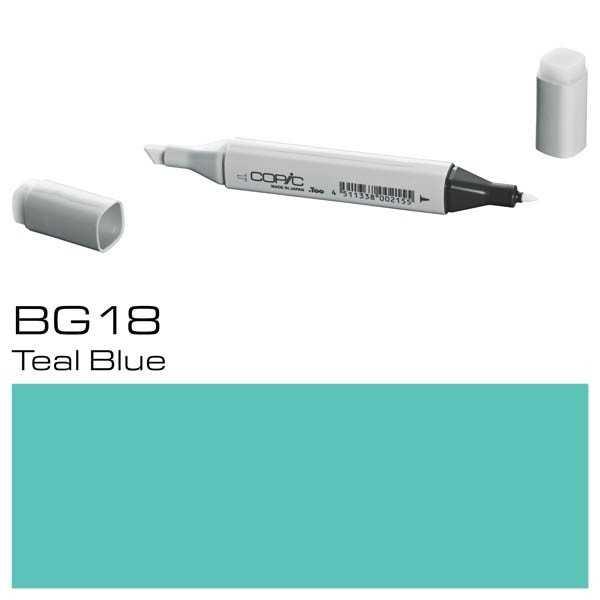 COPIC MARKER BG18 TEAL BLUE