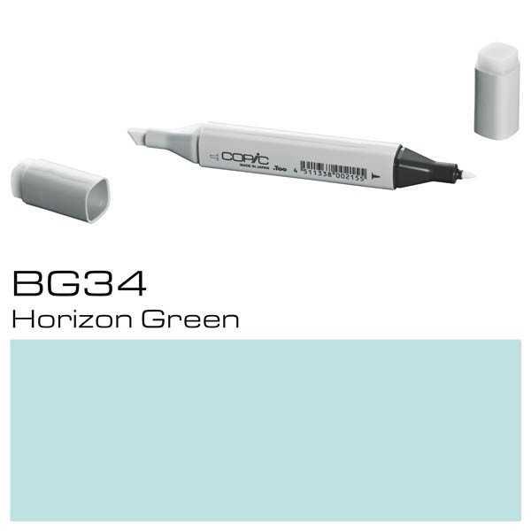 COPIC MARKER BG34 HORIZON GREEN